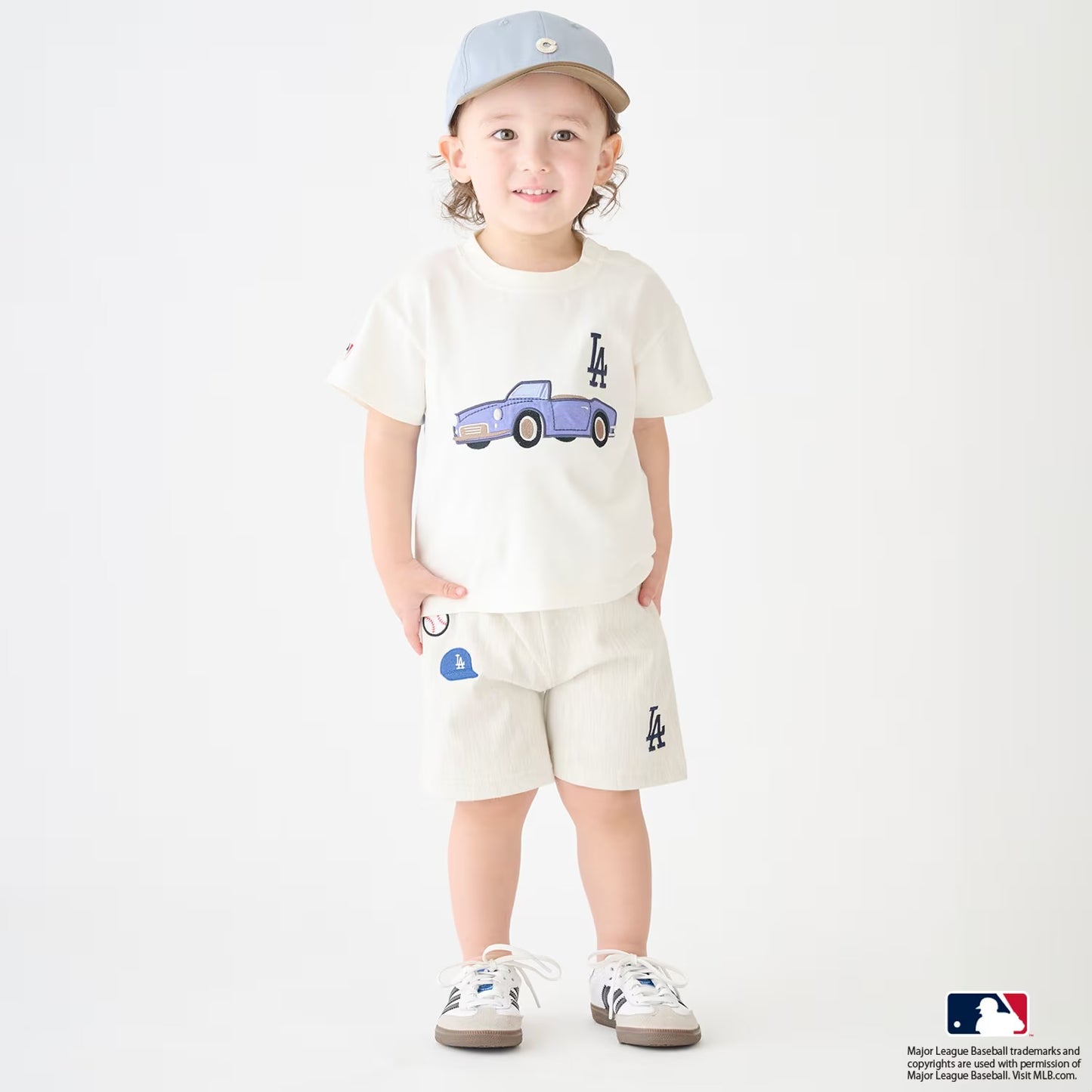 日本童裝 pe#main x 【MLB】運動短褲 80-130cm 男童款/女童款 夏季 PANTS