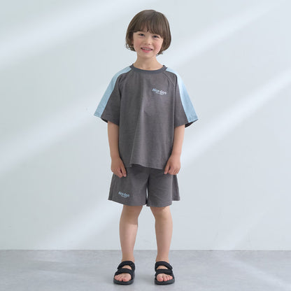 日本童裝 b・R# 水陸兩用 速乾系列 兩件套裝 90-150cm 男童款 TOPS PANTS 夏季 夏日玩水泳衣特輯
