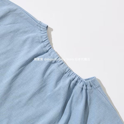 Japanese children's clothing Ly# mine thin top and camisole set 100-150cm girls summer TOPS 