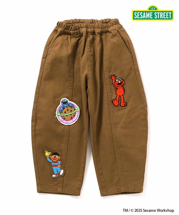 日本童裝 BREEZE x Sesame Street 休閒長褲 80-140cm 男童款/女童款 冬季 PANTS