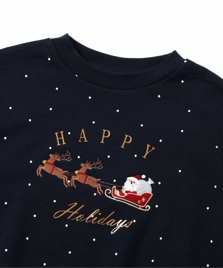 日本童裝 apres les cours 衛衣 80-140cm 男童款/女童款 冬季 Tops Christmas 聖誕快樂特輯 聖誕服裝/飾物配件 聖誕紅/新年紅