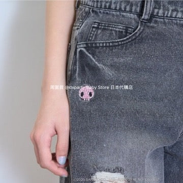 Lovetoxic x Sanrio Japanese Kids' Denim Shorts (140-160cm) for Girls (Summer PANTS) 