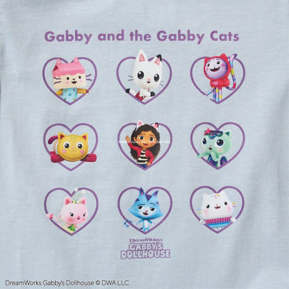 Japanese children's clothing Ly# mine x GABBY'S DOLLHOUSE printed top 100-130cm girls summer TOPS 