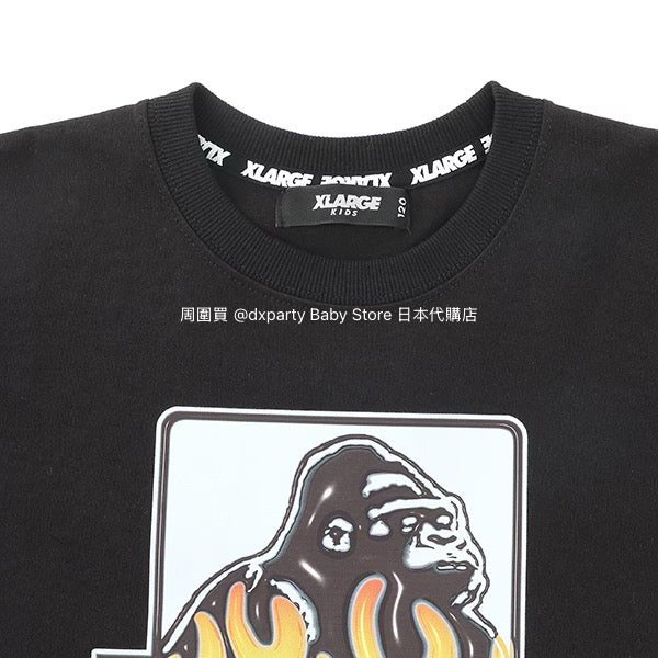 Japanese XLARGE KIDS Printed Tops 90-140cm Boys Summer TOPS 