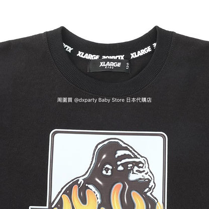 Japanese XLARGE KIDS Printed Tops 90-140cm Boys Summer TOPS 
