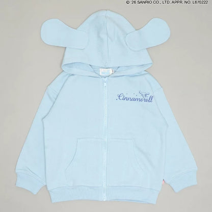 日本童裝 BDL x Sanrio 親子裝 可愛耳仔衛衣外獨 90-130cm 女童款 冬季 OUTERWEAR