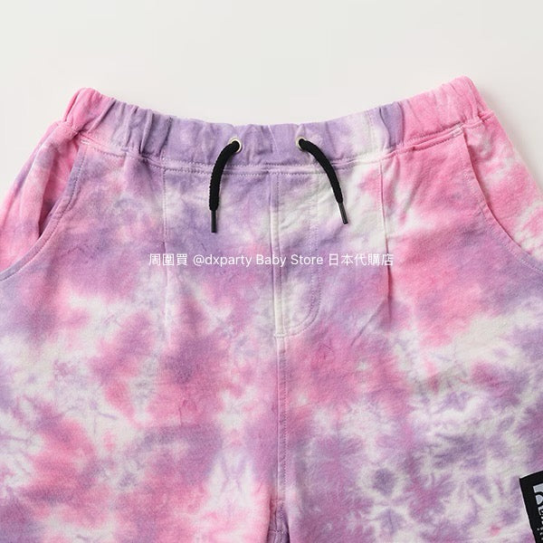 Japanese children's clothing X-girl Stages tie-dye shorts 80-140cm girls' summer PANTS 