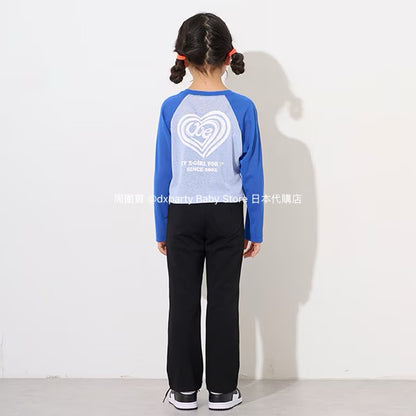 Japanese children's clothing X-girl Stages flared pants 80-140cm girls summer PANTS 