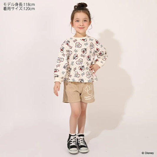 日本童裝 BDL x Disney 米妮燈芯絨短褲 90-140cm 女童款 秋季 PANTS