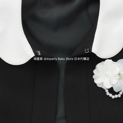 Japanese children's clothing pe#main dress two-piece suit 110-130cm girls summer dress outerwear interview / banquet / performance 