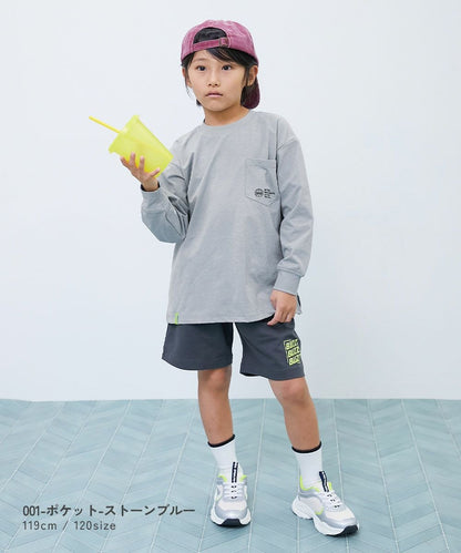 日本童裝 dev!rock 速乾系列 易洗耐洗 【5大功能】口袋短袖上衣 100-160cm 女童款 夏季 TOPS