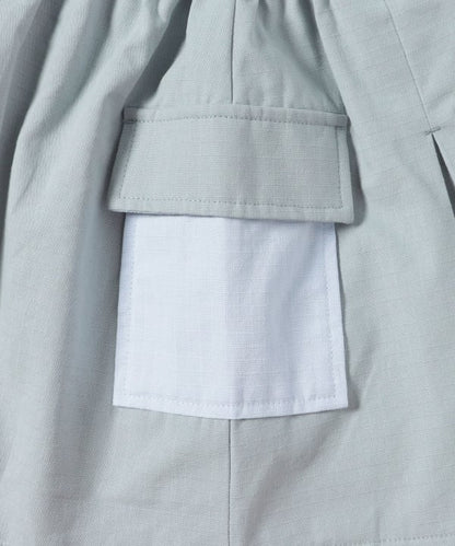 日本童裝 BEAMS mini 工裝百摺短裙 90-140cm 女童款 夏季 SKIRTS