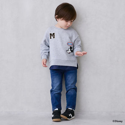 日本童裝 pe#main x Disney 貼布衛衣 80-130cm 男童款 秋季 TOPS