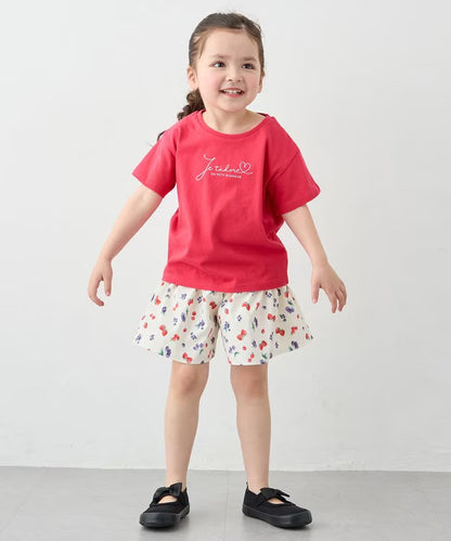 日本童裝 aF#a325 水果印花裙褲 100-150cm 女童款 夏季 PANTS