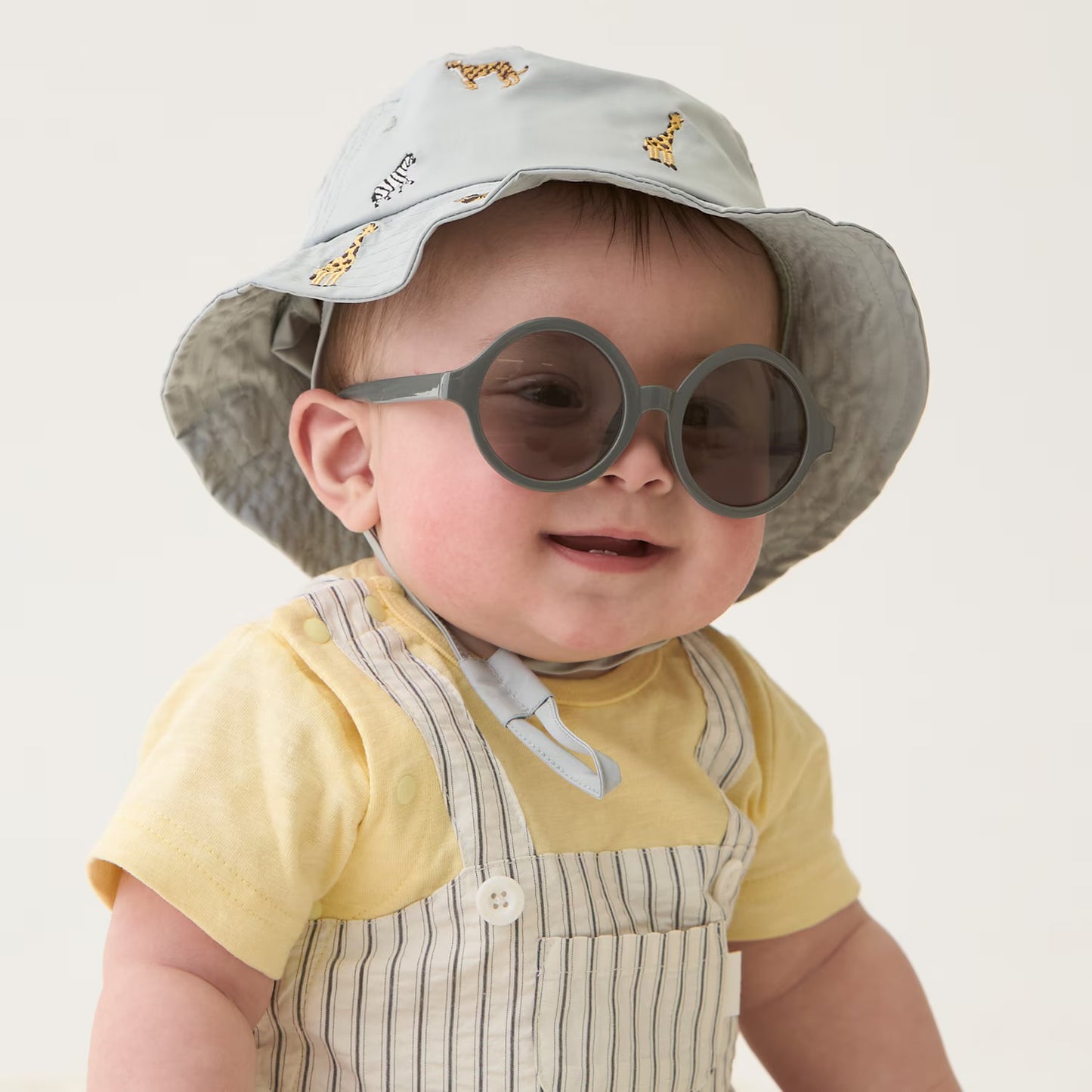 日本直送 pe#main 防UV 遮熱 接觸冷感 漁夫帽 46-48cm 初生嬰兒 帽系列