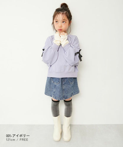 日本童裝 dev!rock 2Way 襪套手套 120-160cm 女童款 冬季 襪系列 手套系列