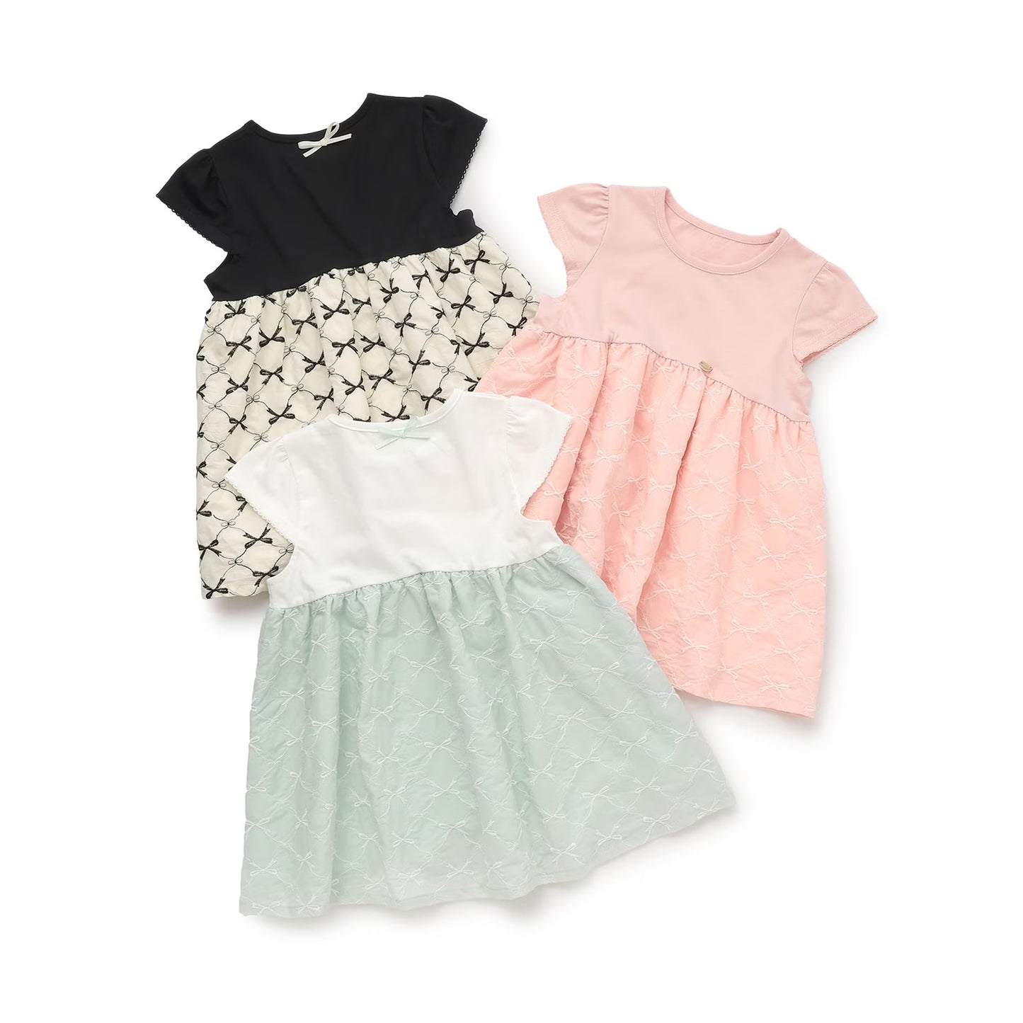 日本童裝 Ly# mine 緞帶刺繡上衣 90-140cm 女童款 夏季 TOPS