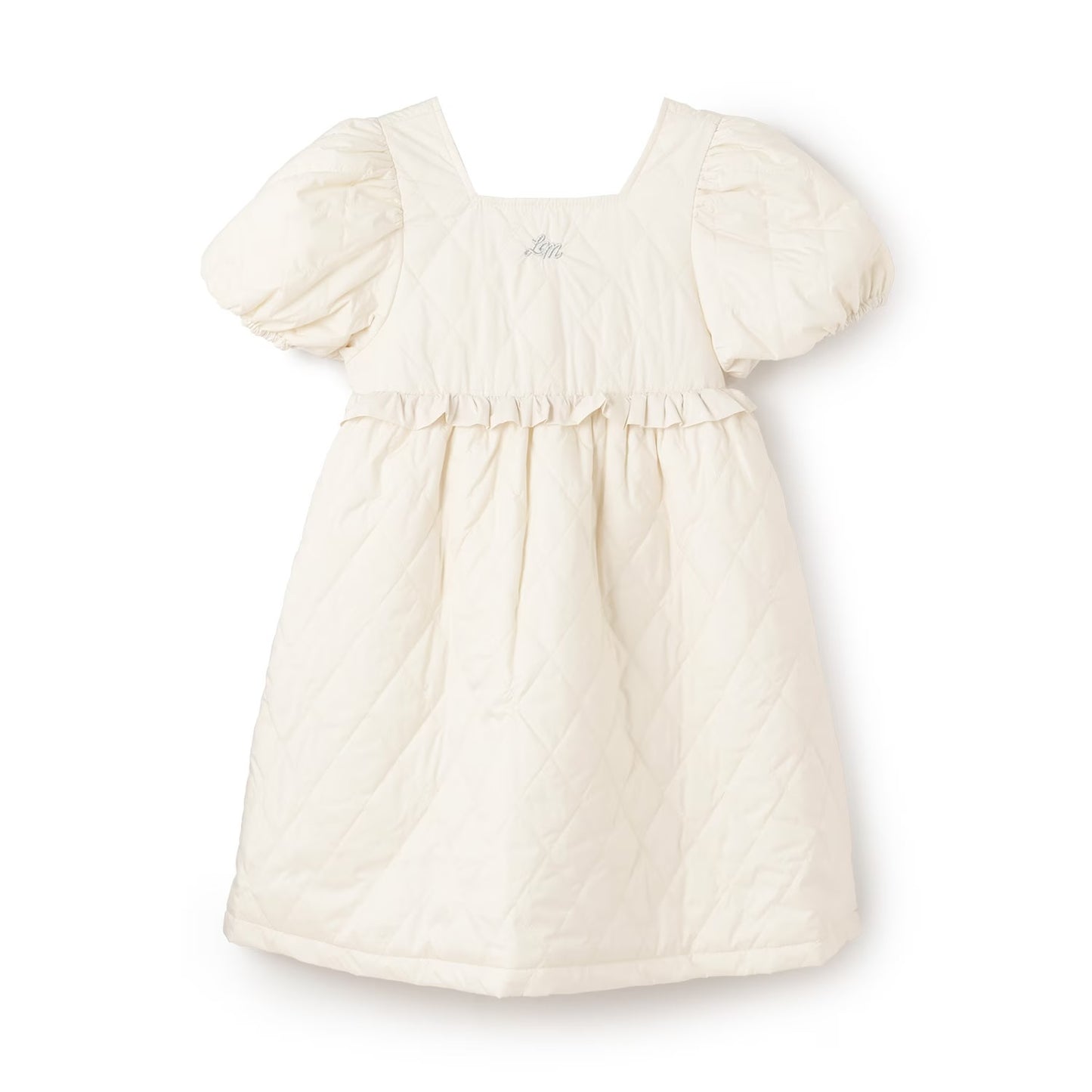 日本童裝 Ly# mine 絎縫夾棉蓬蓬連身裙 100-150cm 女童款 冬季 DRESSES