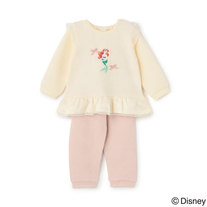 日本童裝 pe#main x Disney Princess 太空棉睡衣 90-130cm 女童款 秋季 TOPS PANTS 睡衣系列