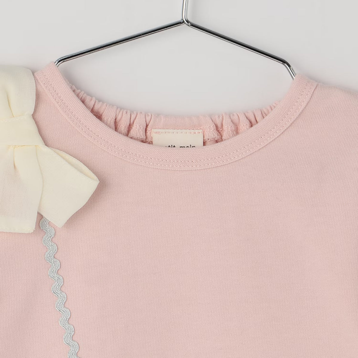 日本童裝 pe#main x【Tamagotchi】蝴蝶結肩上衣 90-130cm 女童款 秋季 TOPS