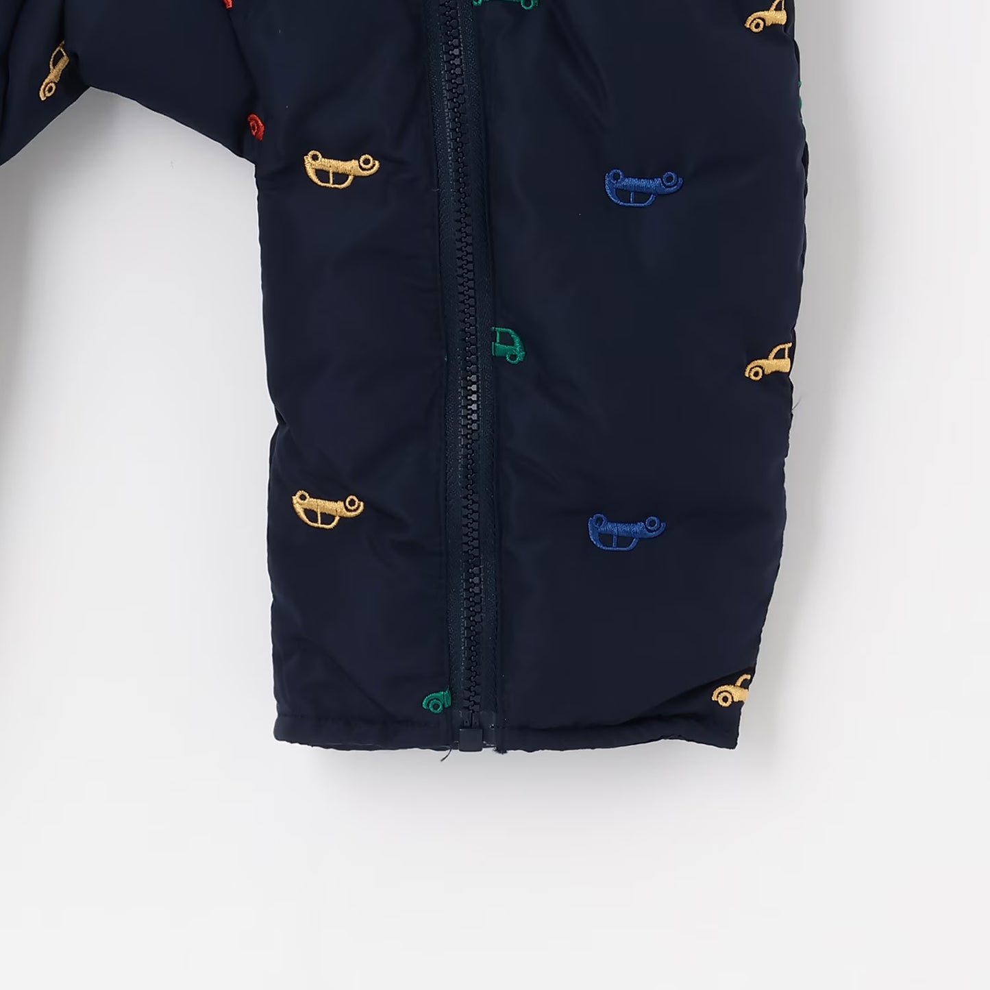 日本童裝 pe#main 刺繡絎縫連衣外套 70-80cm 初生嬰兒 男童款/女童款 冬季 (適合寒冷天氣、溫度低天氣）OUTERWEAR