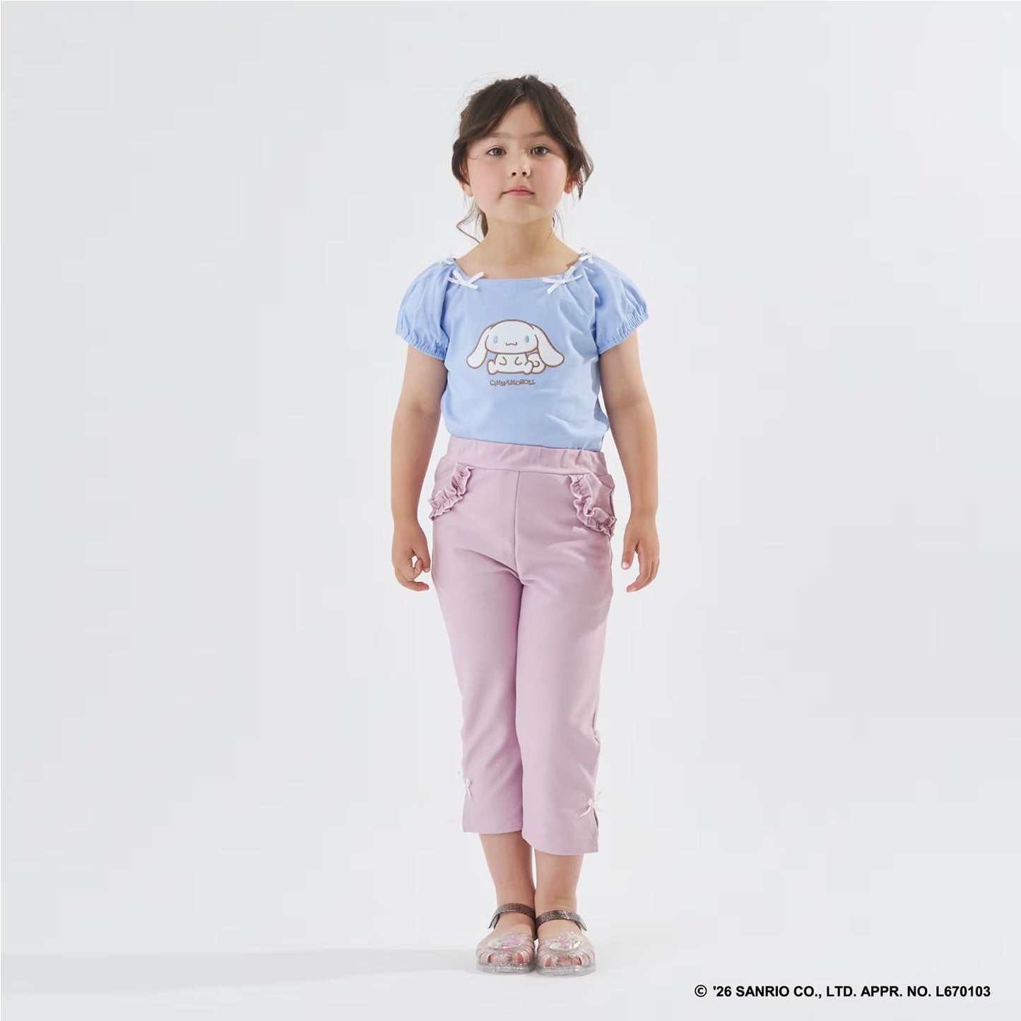 Japanese children's clothing Ly# mine tank top and shorts set 100-150cm girls summer TOPS PANTS 