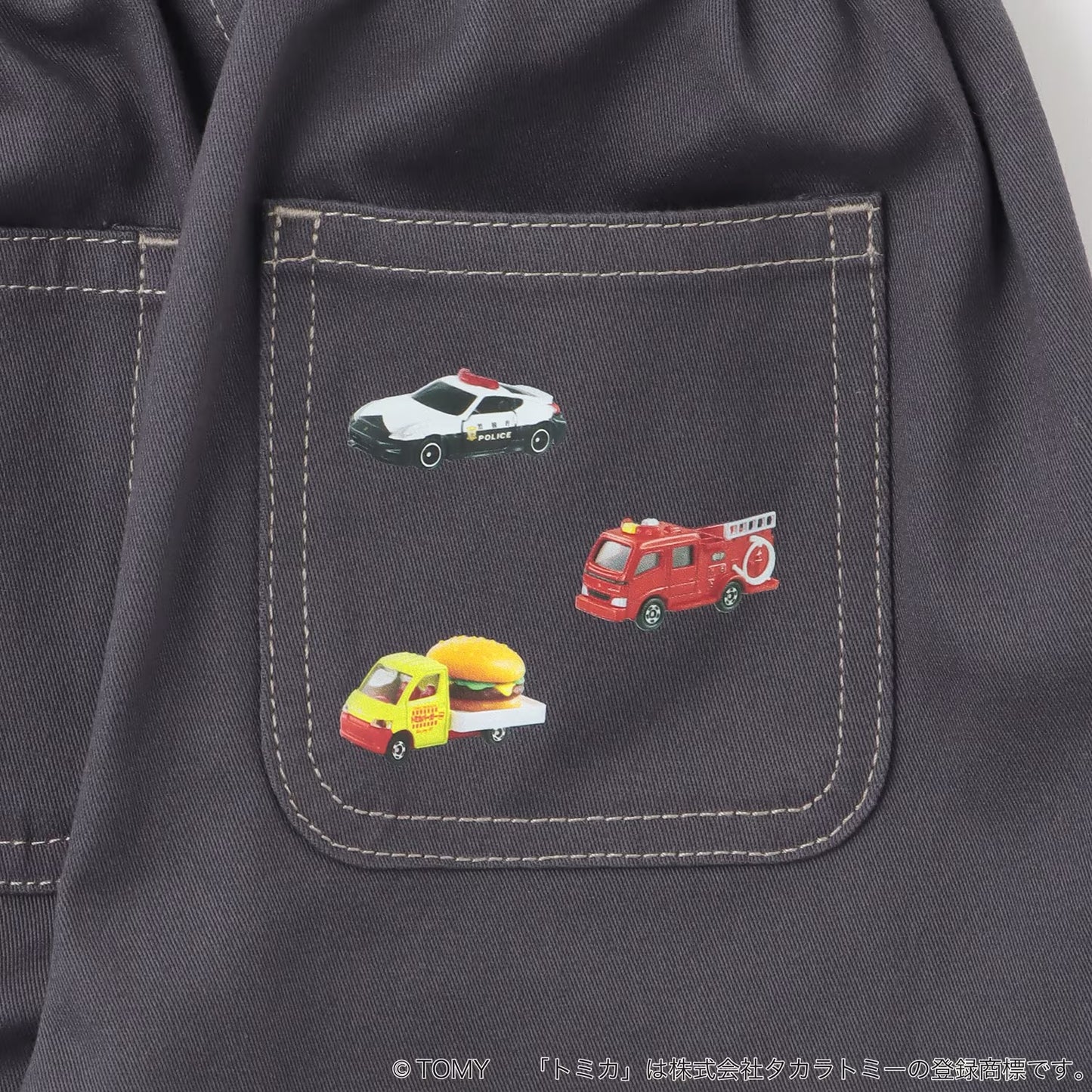 日本童裝 pe#main x Tomica 三件套裝 90-130cm 男童款 冬季 TOPS PANTS OUTERWEAR