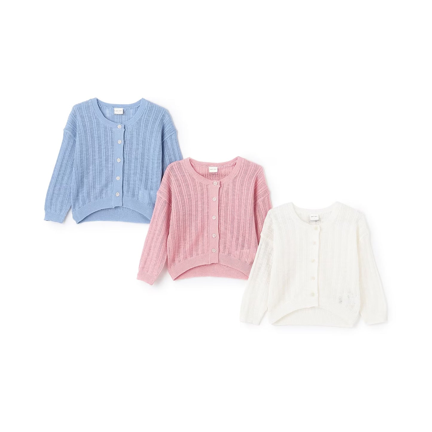 日本童裝 pe#main 針織薄外套 80-130cm 女童款 夏季 OUTERWEAR