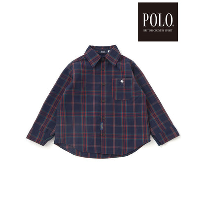 日本童裝  SLAP SLIP x POLO BCS 襯衫 80-130cm 男童款 秋季 TOPS 面試/宴會/表演