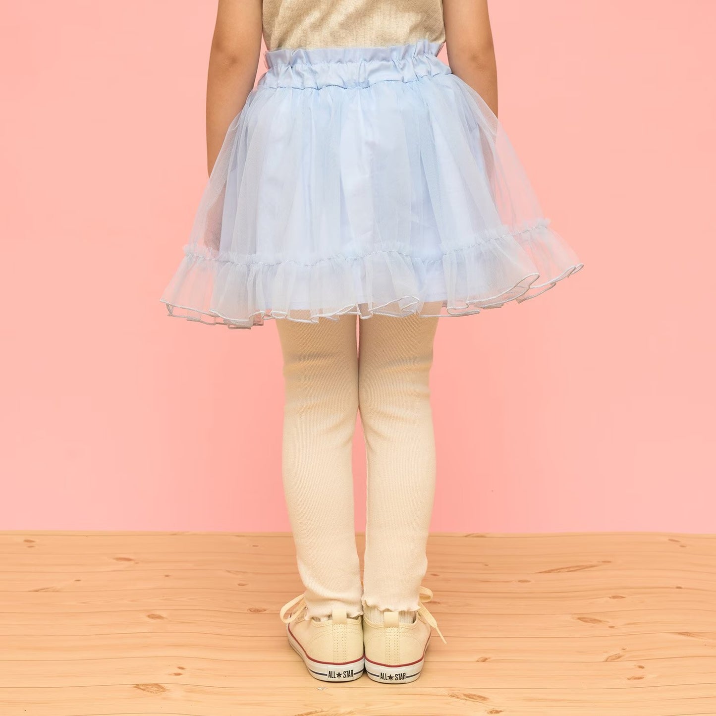 日本童裝 Ly# mine 蓬鬆薄紗裙連打底褲 100-140cm 女童款 冬季 SKIRTS PANTS