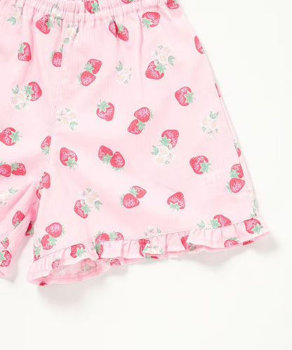 日本童裝 aF#a325 日本甚平 日本和服 90-130cm 女童款 夏季 TOPS PANTS 日本夏祭慶典特輯