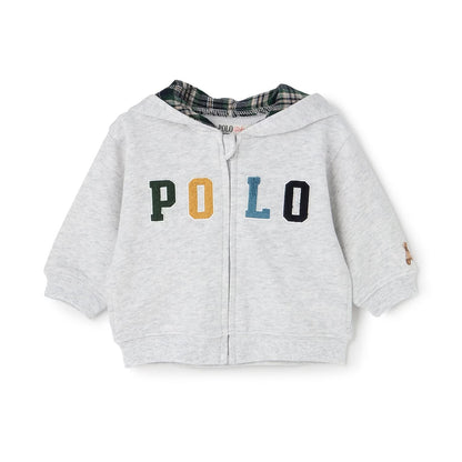 日本童裝 pe#main x【POLO BCS】衛衣外套 70-80cm 男童款/女童款 初生嬰兒 秋季 OUTERWEAR