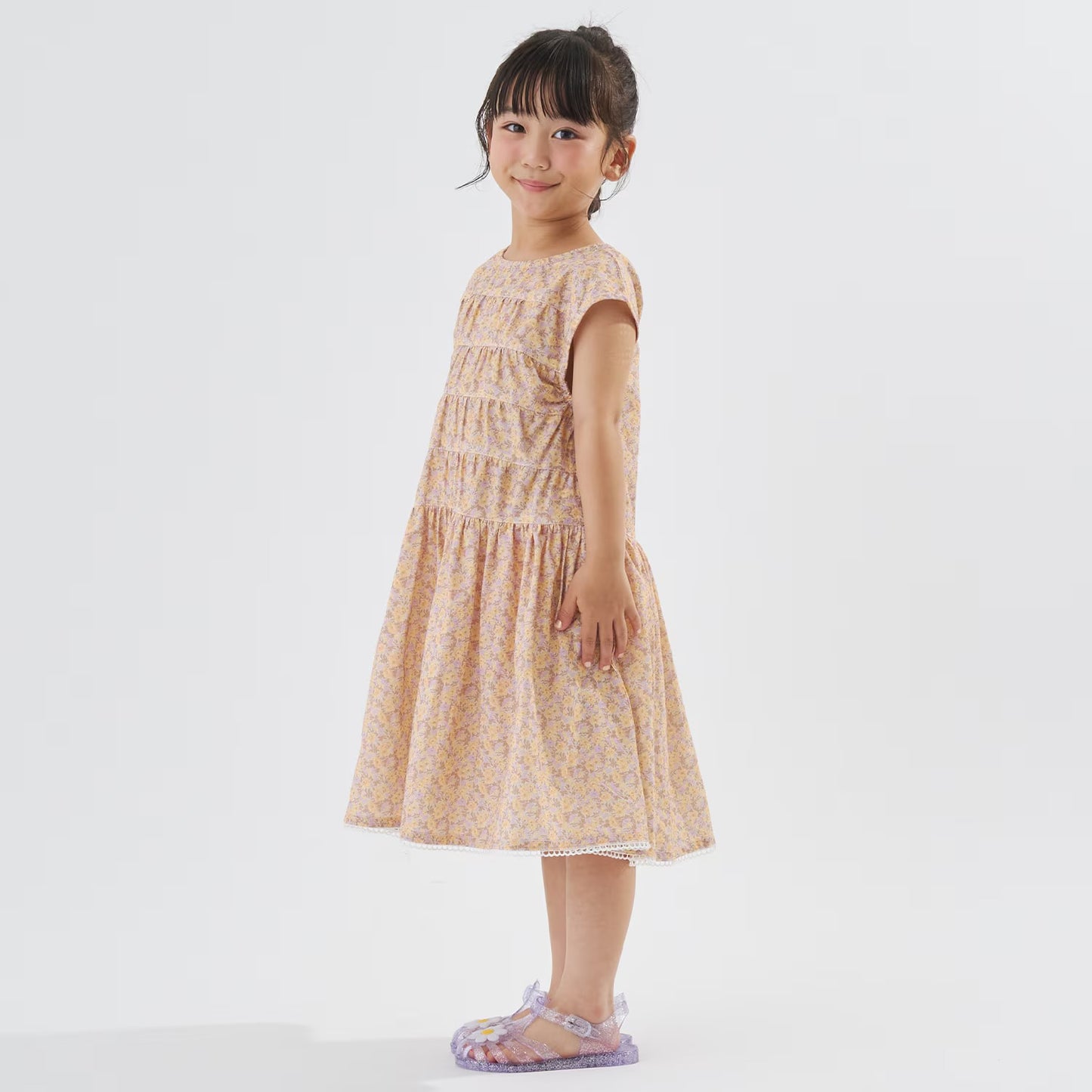 Japanese children's clothing Ly# mine tank top and shorts set 100-150cm girls summer TOPS PANTS 
