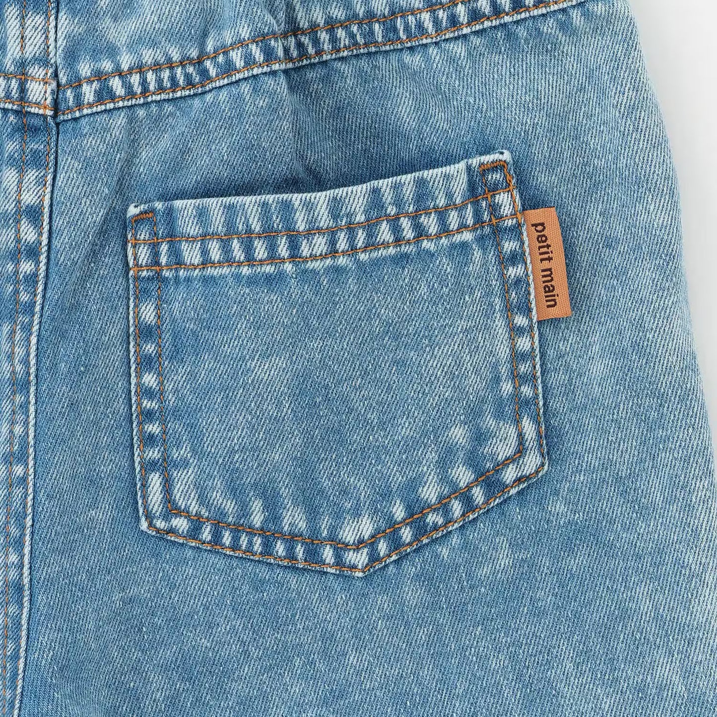 日本童裝 pe#main 柔軟牛仔長褲 80-130cm 男童款 夏季 PANTS