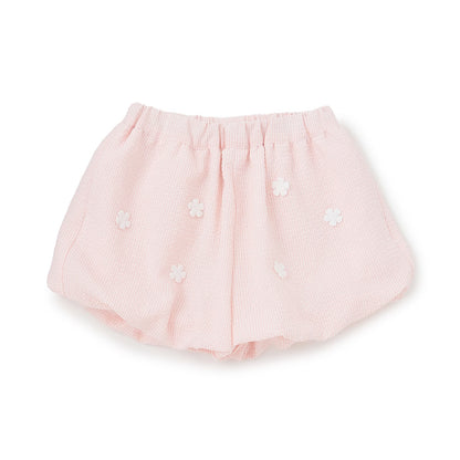 日本童裝 pe#main 泡泡繡花短褲 80-130cm 女童款 夏季 PANTS