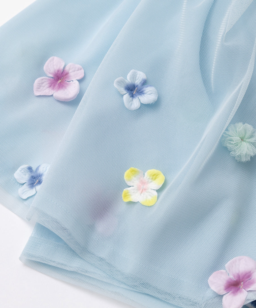 Japanese children's clothing panpantutu bow heart skirt 80-140cm girls summer dresses 