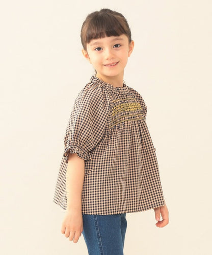 日本童裝 BEAMS mini 打纜上衣 90-140cm 女童款 夏季 TOPS
