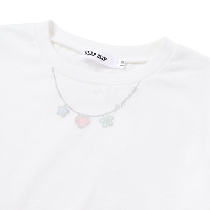 日本童裝  SLAP SLIP【スラプリ】荷葉袖口長袖上衣+刺繡吊帶套裝 90-130cm 女童款 秋季 TOPS