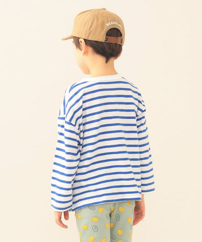 日本童裝 BE#AMS mini 條紋長袖上衣 90-140cm 男童款/女童款 夏季 TOPS