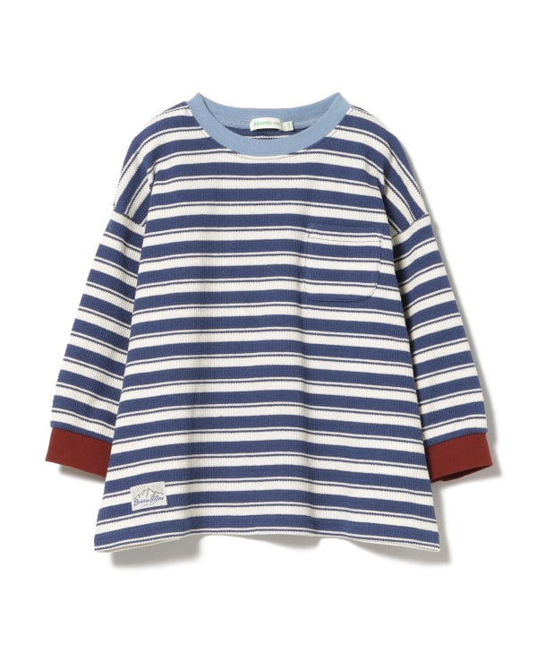 日本童裝 BEAMS mini 華夫紋上衣 90-140cm 男童款 夏季 TOPS