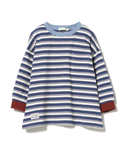 日本童裝 BEAMS mini 華夫紋上衣 90-140cm 男童款 夏季 TOPS