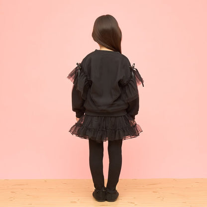 日本童裝 Ly# mine 速乾系列 柔軟薄紗衛衣 100-150cm 女童款 冬季 TOPS