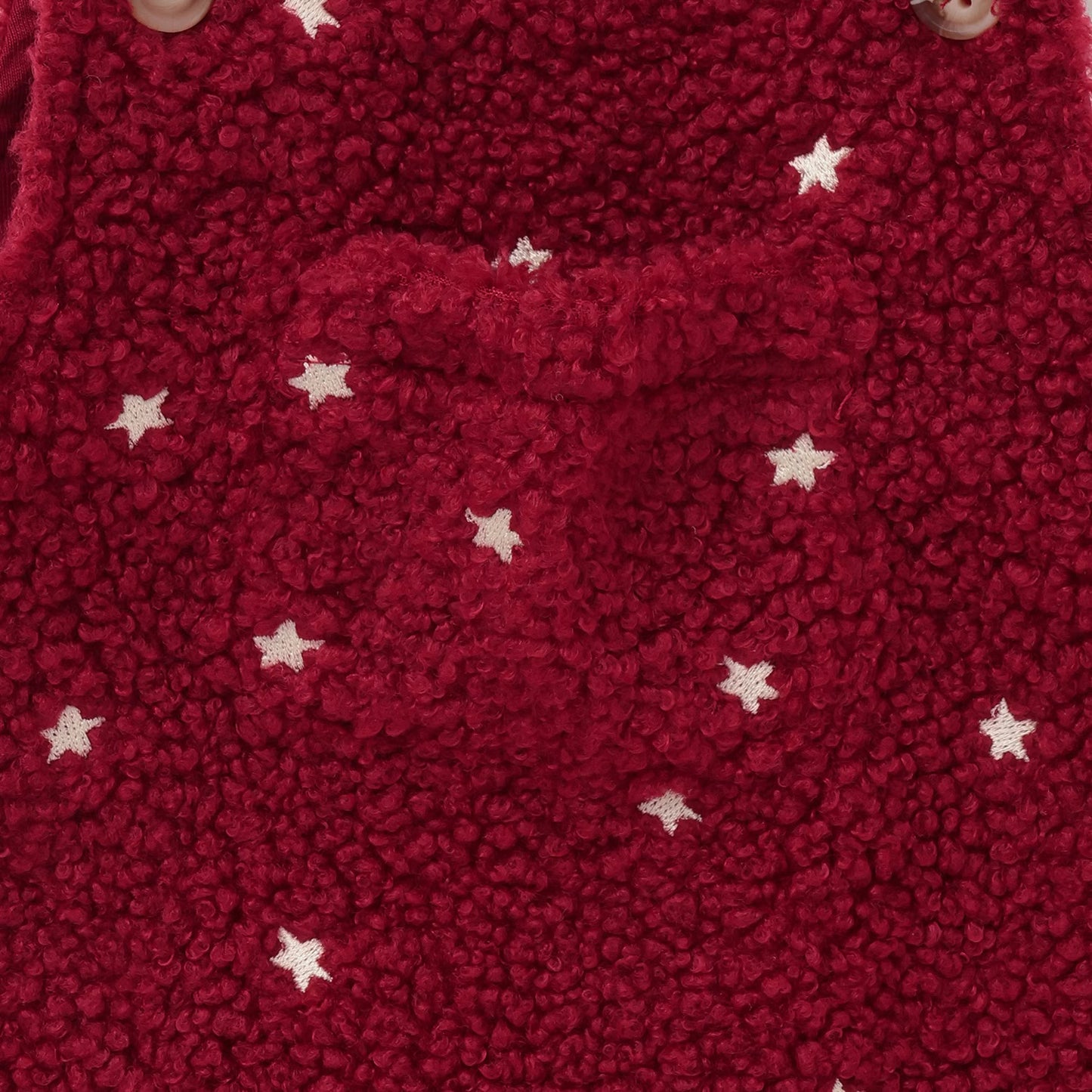 日本童裝 pe#main 星形刺繡連衣套裝 70-80cm 男童款/女童款 冬季  Jumpsuit 聖誕紅/新年紅