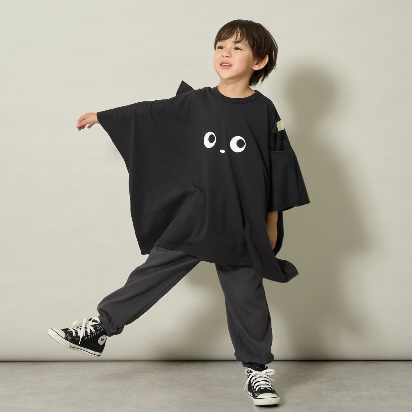 日本童裝 b・R# 吸水速乾 防UV 防污系列 妖怪上衣 100-130cm 男童款/女童款 萬聖節 Cosplay服裝 Halloween攪鬼特輯