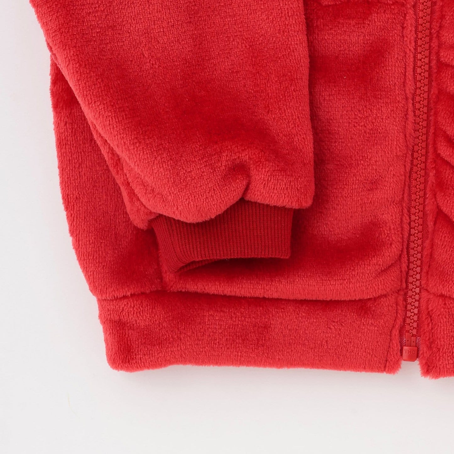 日本童裝 pe#main x SESAME STREET 芝麻街毛毛外套 80-130cm 男童款/女童款 冬季 OUTERWEAR 聖誕紅/新年紅