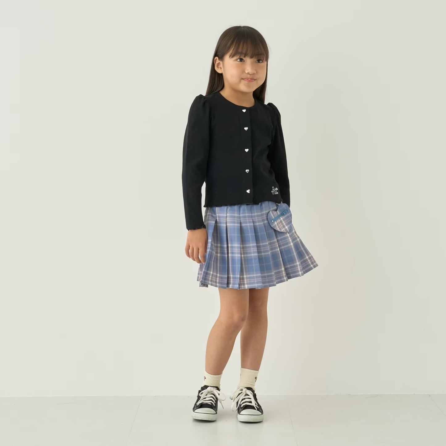 日本童裝 Ly# mine 學生妹格子百褶裙 100-150cm 女童款 秋季 SKIRTS 萬聖節 Cosplay服裝 Halloween攪鬼特輯