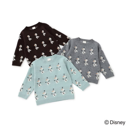 日本童裝 pe#main x Disney Princess 針織毛衣 80-130cm 女童款 秋季 TOPS