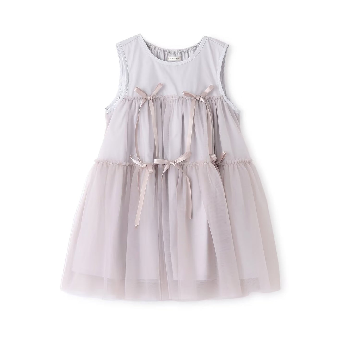 日本童裝 Ly# mine 蓬鬆薄紗多層連身裙 100-150cm 女童款 冬季 DRESSES
