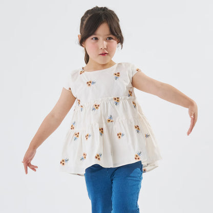 Japanese children's clothing Ly# mine tank top and shorts set 100-150cm girls summer TOPS PANTS 