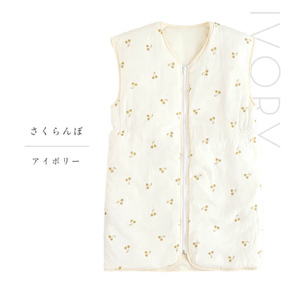 日本直送 羽絨背心睡袋 80-130cm 男童款/女童款 秋冬季 睡袋系列